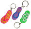 Zip Puller Rubber PVC Keychain PMS Double Sided 40mm Height