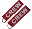 Double Sided Remove Before Flight Keychain Twill Embroidery Textile