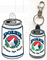 Flexible Unbreakable PVC Key Chain Synthetic Enamel PMS Embroidered