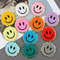 Smile Face Cute Chenille Iron On Patches Decorative Adhesive Embroidery