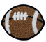 Chenille Football Applique Patch - Letterman Jacket, Sports 2-3/8&quot; (Iron on)