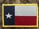 Hook Iron On Backing Patch Texas Lonestar State Full CLR 3x2&quot; Embroidered Patch