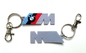 M3 M5 Emblem Light PVC Key Chain BMW Keychain M Power Logo