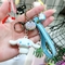 Pendent Cute Personalised Keyrings Cute 3D Blue Cinnamoroll Keychain