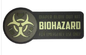 Biohazard Custom PVC Morale Patches Eco Friendly Embossed / Debossed 2D 3D Logo